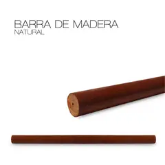 DECORACIONES LEON - Barra de Madera Natural 1.50m