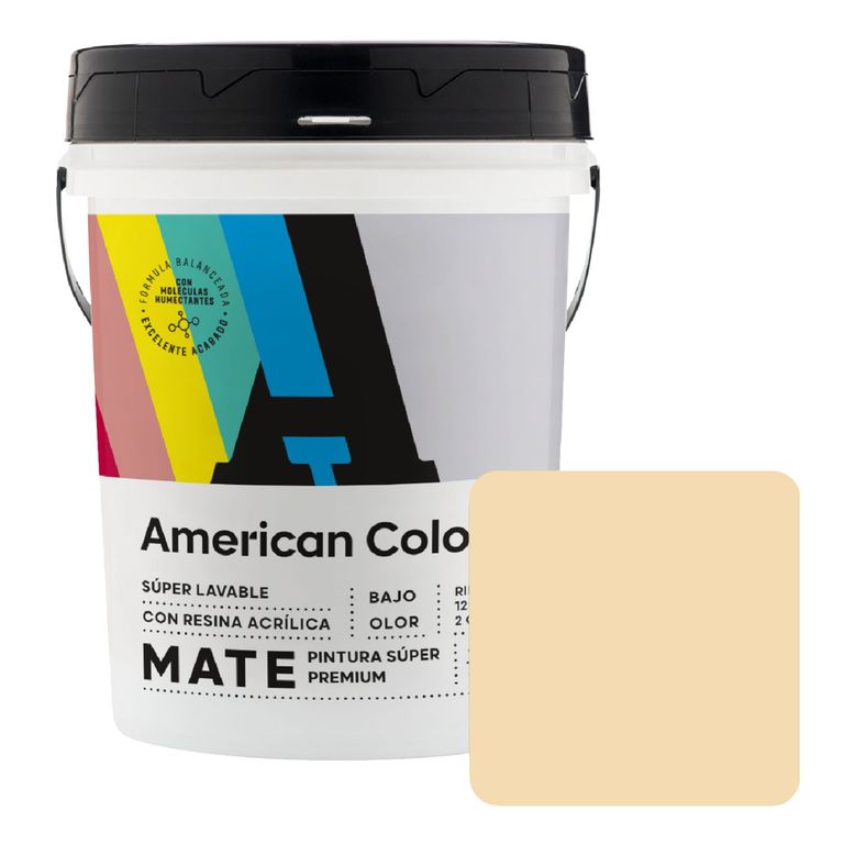 Pintura American Latex Mate Marfil 4GL