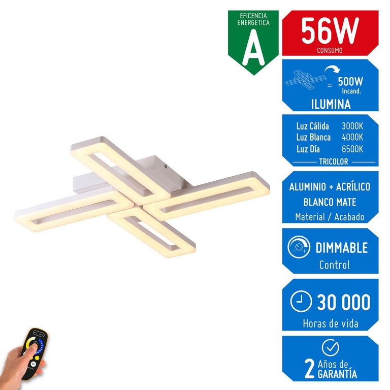 Lámpara de Techo LED Layna 56W