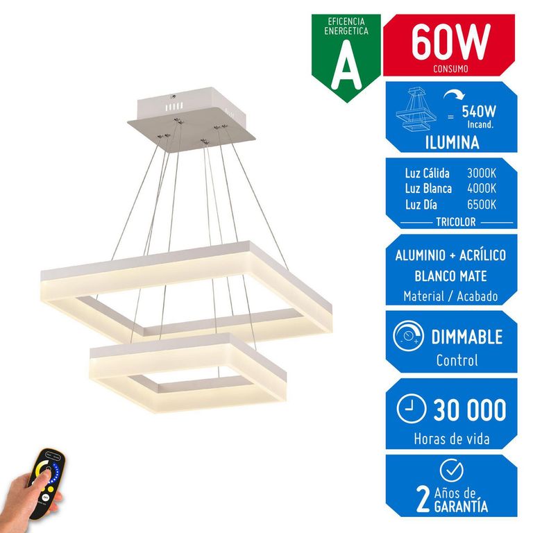 Lámpara Colgante LED Fold 60W