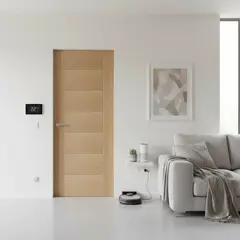 ARES - Puerta Interior HDF Market Beige Oscuro Relleno Sauerland Tubular