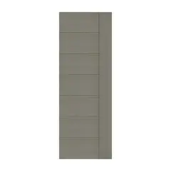 ARES - Puerta Interior HDF Euro Gris Relleno Honeycomb
