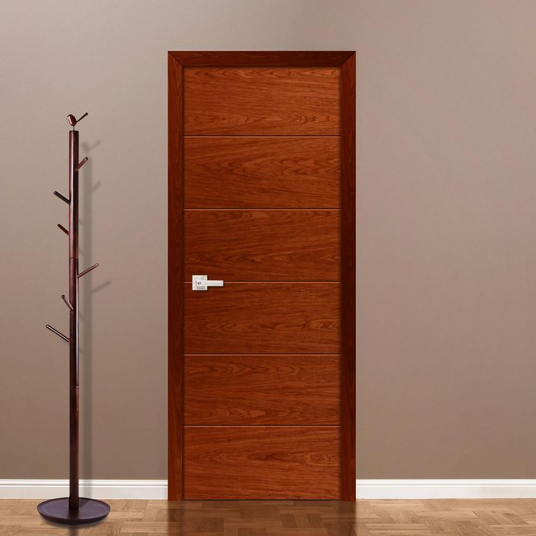 Puerta Interior HDF Sevilla Cedro Relleno Honeycomb