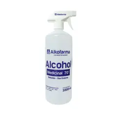 ALKOFARMA - Alcohol 70° Con Gatillo 1Lt