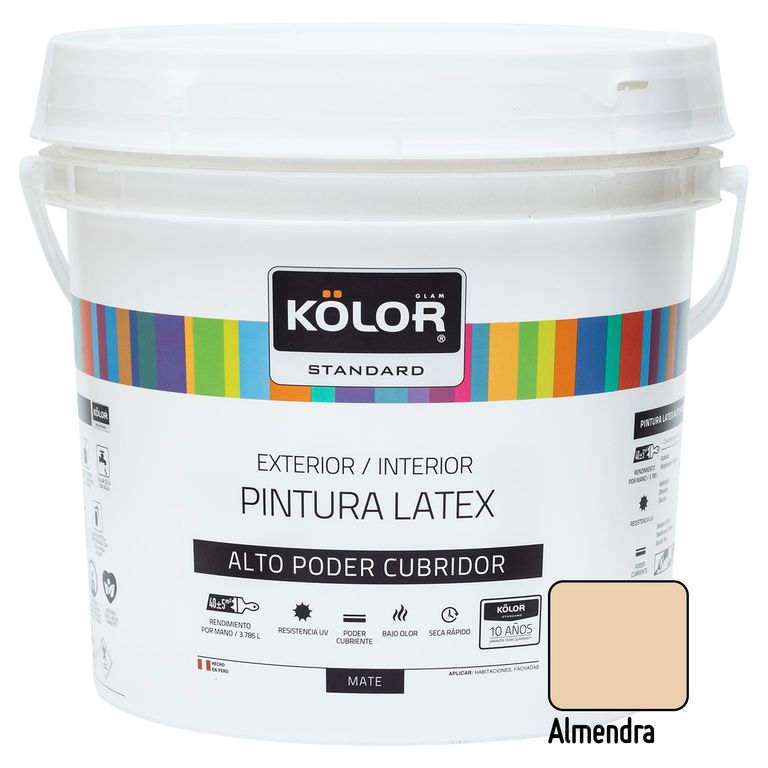 Pintura Latex Standar Almendra 1GL