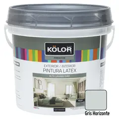KOLOR - Pintura Premium Satinado Gris Horizo 1GL