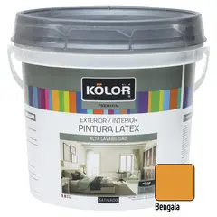 KOLOR - Pintura Premium Satinado Bengala 1GL