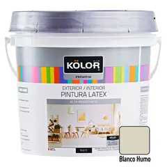 KOLOR - Pintura Premiummate Blanco Humo 1GL