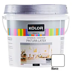 KOLOR - Pintura Premium Mate Blanco 4GL