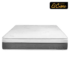 EL CISNE - Colchón Brave 2 Plazas + 2 Almohadas