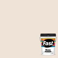 FAST - Pintura Látex Mate Blanco Humo 4GL