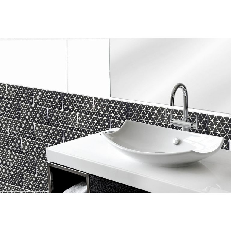 Brick Triada Grafito Pack x3 Unidades 15x7.5cm 0.405m2 para pared