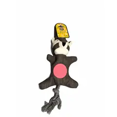 ACCECAN - Juguete para Perros Peluche Mapache de Algodón