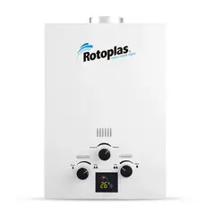 ROTOPLAS - Terma a Gas Flaming GLP 6 litros Tiro Natural