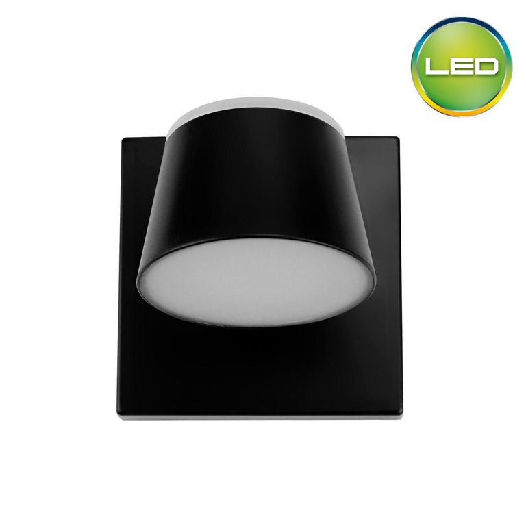 Braquete de Pared Exterior Pascal LED Negro 7W IP20