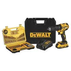DEWALT - Taladro Percutor Inalambrico 1/2" 20V + 100 Accesorios BRUSHLESS DCD7781S2A