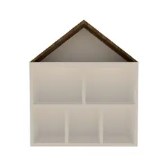 LUCANAS FURNITURE - Juguetero de Melamina Gales y Blanco