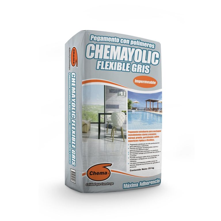 Pegamento para Cerámicas Gris Flexible 25kg