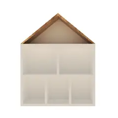 LUCANAS FURNITURE - Juguetero de Melamina Duna y Blanco