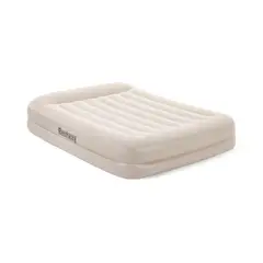 BESTWAY - Colchón Inflable Queen Gris + Bomba integrada