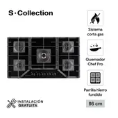 S-Collection 5 Hornillas Gas Encimera [3120Solco067]