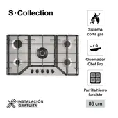 S-Collection 5 Hornillas Gas Encimera [3120Solco065]