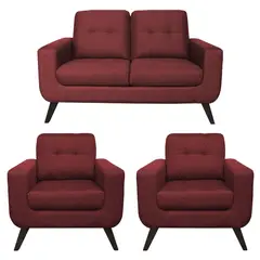 CASA BELLA - Juego de Sala 2-1-1 Cuerpos Nefer