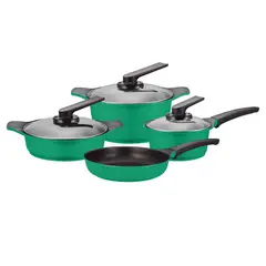 ROICHEN - Juego de Ollas Menta 7 Piezas