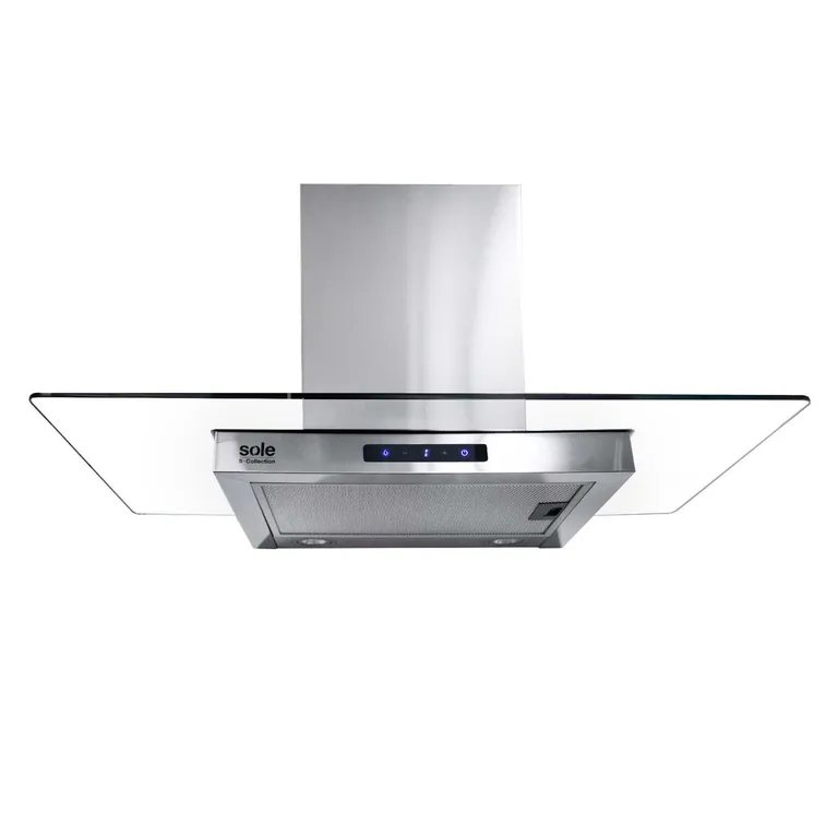 Campana Extractora Sole 90cm Decorativa Prime TURE80COV2 Acero