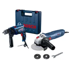 BOSCH - Taladro GSB13 Eléctrico 1/2" 650W + Esmeril GWS 700