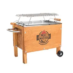 MEAT MASTER - Caja China Acero Galvanizado/Acero Inoxidable 38X28 Cm