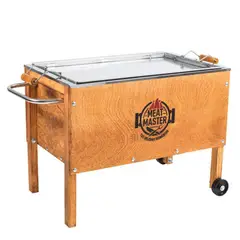 MEAT MASTER - Caja China Acero Galvanizado/Acero Inoxidable 65X40 Cm