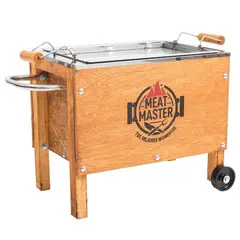 MEAT MASTER - Caja China Acero Galvanizado/Acero Inoxidable 38X28 Cm