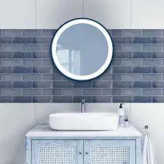 OLIVIA ATRANI - Brick Mattone Azul Marino 40x10cm