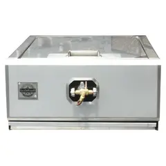 undefined - Hornilla Wok Empotrable con Tapa La Carbonera Grill Inox 304 50x25x50cm