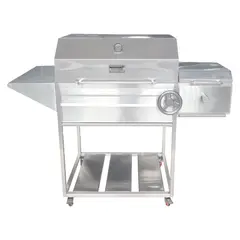 undefined - Parrilla a Carbón La Carbonera Grill con Hornilla a Gas Inox 304 144x110x50cm