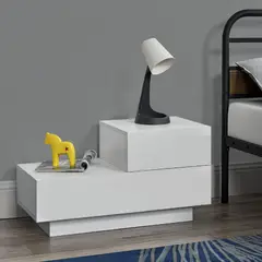 MUEBLES GAUDI - Velador 2 Cajones Livari