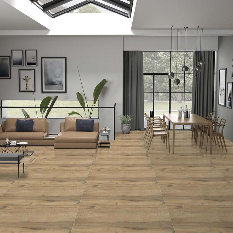 Porcelanato Beige Maderado 60x120cm 1.44m2 Authentic