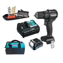 MAKITA - Taladro Percutor  Makita10mm 12v Set 17 accesorios y Maletín