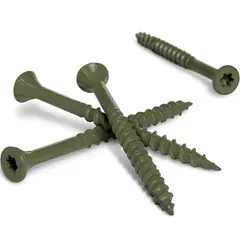 MAMUT - Tornillo para Madera Deck 8x2 Ruspert Verde 4 unid
