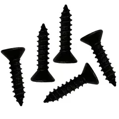 MAMUT - Tornillo Roscalata Cabeza Plana Phillips 6x1/2 Zincado Negro 5 unid.