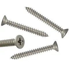 MAMUT - Tornillo Roscalata Cabeza Plana Phillips Inoxidable 8x3/4 4 unid.