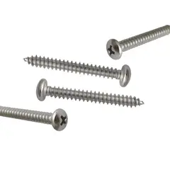 MAMUT - Tornillo Roscalata Cabeza Binding Phillips Inoxidable 8x1 1/2 4 unid.