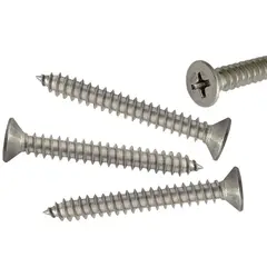 MAMUT - Tornillo para Madera Cabeza Plana 6x3/4 Inoxidable 4 unid