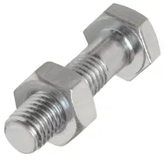 MAMUT - Perno Cabeza Hexagonal Métrico Inoxidable con Tuerca M8x45 2 unid