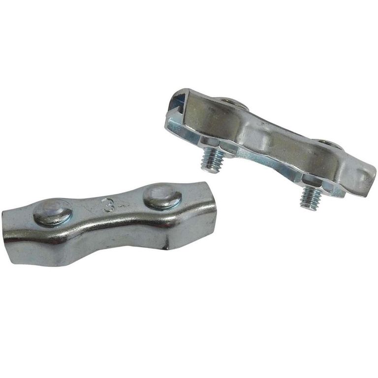 Abrazadera para Unión Cable DuplexM6x60 mm. 2 unid.