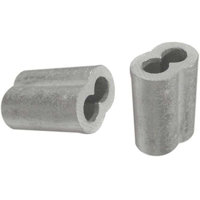 Abrazadera Tubular Aluminio 3/8 2 unid.