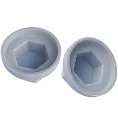 MAMUT - Gorro para Tornillo Hexagonal de HDPE 5/16 Gris 4 unid.