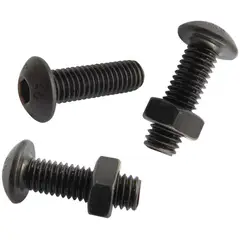 MAMUT - Perno Cabeza Botón M4x12 con Tuerca 3 unid