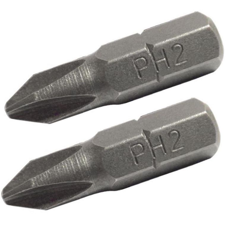 Punta Phillips N2x25 mm. 2 unid.